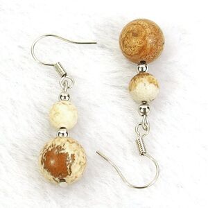 5/$25 African Queen Picture Jasper Earrings